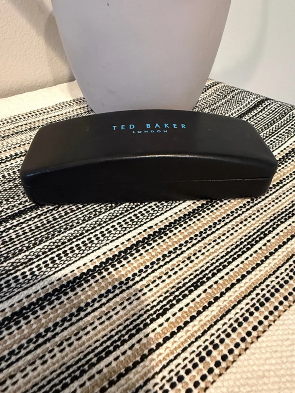 Ted Baker‎ Black Sunglasses Case with Teal Logo With Cloth